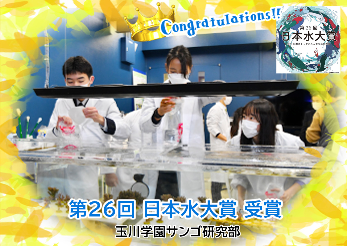 第26回（2024年）「日本水大賞・日本ストックホルム青少年水大賞」受賞者